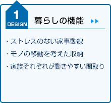 DESIGN1　暮らしの機能