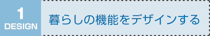 DESIGN1　暮らしの機能をデザインする